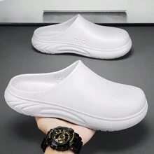 Zapatos de seguridad resistentes al agua, al aceite y antideslizantes para trabajo, chef, labores - Blanco - Ver 1