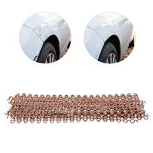 Futchoy 50pcs Filo ondulato portatile Filo ondulato Dent Puller Fili di saldatura ondulati 33 cm - Dorato - Visualizzare 3