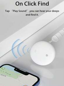 全新防水 IOS FindMy 追踪设备，迷你圆形蓝牙防丢失定位器 - 彩色 - 查看 8