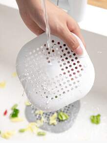 Explosive Kitchen Sink Filter Hair Strainer Bathroom Hair Anti Clogging Suction Cup Floor Drain, Anti-Odor Silicone Floor Drain Pad Toilet Anti Odor Deodorizing Plug Kitchen Sink Bathroom Sewer Anti Clogging.