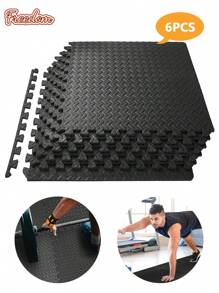 Freedom Tapete Foamy para Ejercicio, Alfombrilla antideslizante de alta densidad, Piso de Foamy de 30 * 30 cm, 1.2 cm de Grosor, Set de 6 Piezas, Material EVA, Fomi para Piso, Ideal para Tapete Gym, Yoga, Ejercicio Resistente