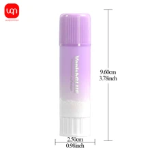 WUQIANNIAN WQN 2/4/8pcs Highly Attractive Lilac Solid Glue Stick, Large Capacity Colloid, Smooth Glue, Non-Formaldehyde, Safe, High Viscosity And Strong Stickiness, Handmade Handbook, DIY Back-To-School Season