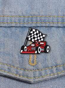 Keramisch glasierte Nägel, kreatives Styling Rennraster Metall Abzeichen, Kleidung Rucksack Accessoires, Metall Broschen, Gepäck und Mode Accessoires, Kleidung Accessoires, Legierung Material Broschen. Pin für Kleidung Tasche Charm Schule Kpop Lehrer Zubehör Tasche Charms Süße Büro Accessoires Hemden Jacke Schmuck Weihnachten Halloween Herbst-Winter Accessoires, geeignet für Teenager, Jugendliche, Männer, Lässig, Outdoor, Athletisch, Urlaub, Abschlussgeschenke, Geburtstag, Alltags Kleidung Pin Lustige Lehrergeschenke