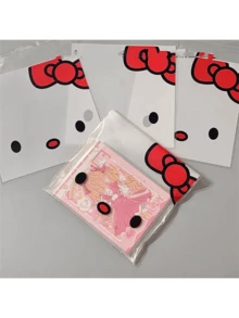 Sanrio 100 Bolsas autosellables de Hello Kitty de Sanrio, apropiadas para aperitivos y regalos - Bolsas de manualidades multiusos lindas con patrones de animales