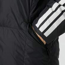 Adidas Herren Daunen-Langmantel, winddicht für den Outdoor-Bereich, bequemer und warmer Steppmantel JG3840