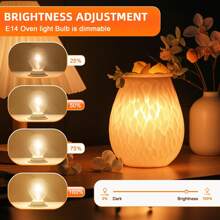 E14 Wax Warmer Bulbs 25W, Scentsy Bulb For Warmers Dimmable Wax Burner Bulb 230V, 2700K Warm White G45 Small Edison Screw Light Bulb For Wax Melt Burner, Oven Lamp, Up To 300°C, 2 Packs