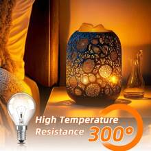 E14 Wax Warmer Bulbs 25W, Scentsy Bulb For Warmers Dimmable Wax Burner Bulb 230V, 2700K Warm White G45 Small Edison Screw Light Bulb For Wax Melt Burner, Oven Lamp, Up To 300°C, 2 Packs