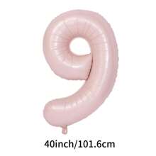40 Inch Large Numbers Balloon, Foil Mylar Big Number Balloon For Birthday Party Supplies Decorations, Christmas