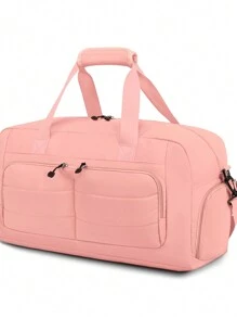 Bolsa de viaje para ambos hombros, mochila de gran capacidad, bolsa deportiva y de fitness de moda para mujeres, bolsa de almacenamiento para campamento al aire libre para hombres, compartimento independiente para zapatos