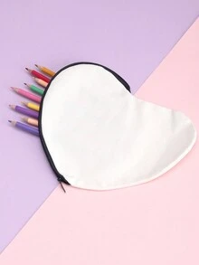 1pc Love Valentine's Day Pencil Case,Large Capacity Zipper Pencil Case Creative Styling Stationery Pencil Box,Back To School Kawaii Stationery,Pencil Pouch,School Bag - Multicolor - View 7