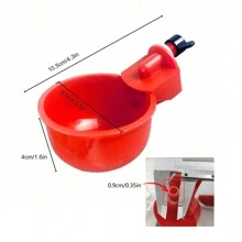 10 peças alimentador automático de tigela de água para galinhas, patos, gansos, equipamento de avicultura, tigela de água para pombos, bebedouro para galinhas codornas