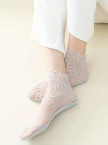 5pairs Women Floral Pattern Casual Ankle Socks - Multicolor - View 5