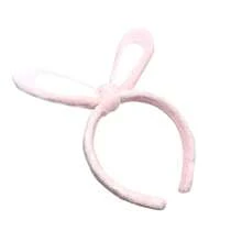 Diadema con orejas de conejo para mujer, bonita diadema de peluche para maquillaje, accesorios para el cabello para Pascua y la vida diaria. - Rosa - Ver 1