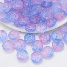 30 Peças Contas Espaçadoras de Cristal de Vidro Coloridas Eletrodepositadas no formato de Pirulito Candy de 12mm e Golfinho de 11*16mm, Material de Artesanato de Joias DIY para Colar, Pulseira, Brinco, Presentes de Feriados e Aniversário