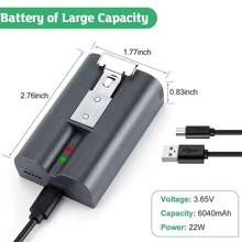 NetHong Ring Rechargeable Battery Pack Compatible Ring Doorbell 2 3+ 4 Quick Release UK - Black Doorbell Battery - View 4