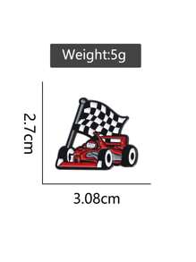 Keramisch glasierte Nägel, kreatives Styling Rennraster Metall Abzeichen, Kleidung Rucksack Accessoires, Metall Broschen, Gepäck und Mode Accessoires, Kleidung Accessoires, Legierung Material Broschen. Pin für Kleidung Tasche Charm Schule Kpop Lehrer Zubehör Tasche Charms Süße Büro Accessoires Hemden Jacke Schmuck Weihnachten Halloween Herbst-Winter Accessoires, geeignet für Teenager, Jugendliche, Männer, Lässig, Outdoor, Athletisch, Urlaub, Abschlussgeschenke, Geburtstag, Alltags Kleidung Pin Lustige Lehrergeschenke