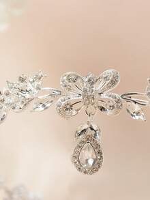 1 chiếc băng đô cài tóc cô dâu kiểu Boho bằng hợp kim kẽm, kiểu dáng tinh tế, thích hợp làm quà tặng đám cưới, sinh nhật, dùng được quanh năm. - Bạc - Xem 4