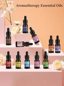 1 件 10 毫升各种香味香薰油，适用于香薰扩散器、油灯、加湿器、空气清新剂，用于客厅卧室和卫生间，使室内空气更清新。圣诞节/情人节礼物 - 多種香型 - 查看 1