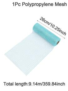 1 rollo de 10 yardas de cinta de malla decorativa para Pascua, cinta para hacer arcos, coronas, guirnaldas y envoltura de regalos para fiestas y decoración primaveral del hogar para regalos de Pascua 2025