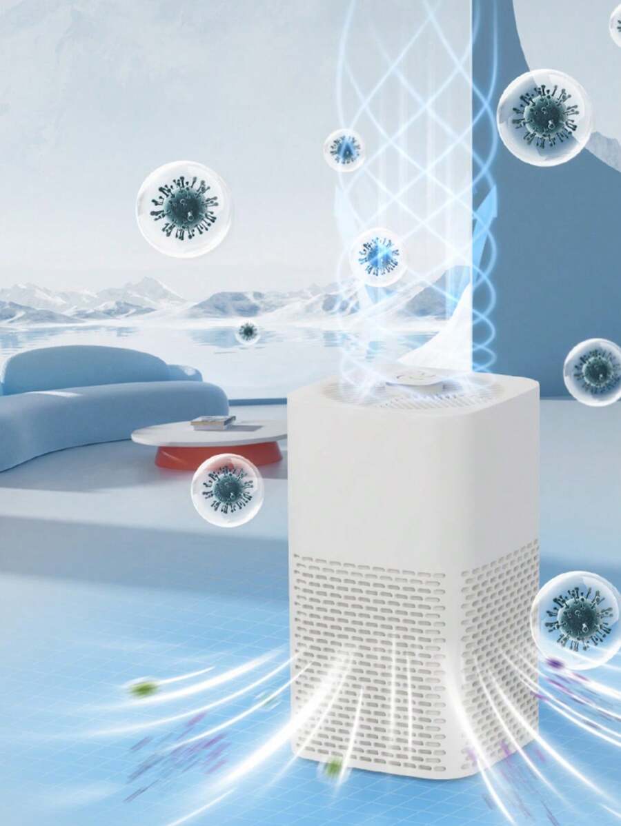 1 件适用于家庭大房间（面积达 1200 平方英尺）的空气净化器，MOOKA H13 真 HEPA 空气净化器，适用于卧室宠物，带香薰海绵，空气过滤器清洁剂，用于烟雾、异味、皮屑、花粉（白色） - 彩色 - 查看 1