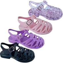 Kit 4 Pairs Of Percatinha Children's Sandals, Tratorada Collection, Percada Girl, Comfortable, Super Light - Purple - View 1