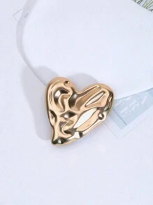 1 pieza Soporte de teléfono de metal con diseño asimétrico y patrón de corazón y onda, compatible con varios estuches de teléfono y para , teléfonos Android, regalo para cumpleaños, familia y amigos, agarre de teléfono de empuje y tracción, accesorios para teléfono