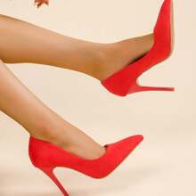 Women's Fashionable High Heels, Versatile & Slimming For Office Wear Stylish High Heels