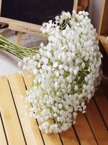 20pcs Starry Sky Simulation Flowers With Stem Small Bouquet - Handmade Floral Arrangement With Simulated Texture, Used For Home Outdoor Courtyard Garden Decoration, Wedding, Party, Birthday Atmosphere Decoration, Valentine Day, Gift Gifts Graduation