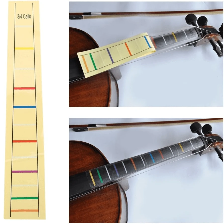 Cello Fretboard Note Stickers | Viola Fingerboard Position Stickers ...