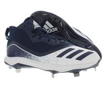 Adidas Icon V Bounce Mid Mens Shoes - Giày dép Trắng/Xanh navy đại học/Xanh navy đại học - Xem 5