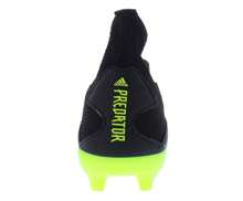 Adidas Predator Freak.3 FG GS Boys Shoes - Black/Lime/Blue - View 4