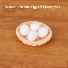 1 Set Mini Fake Food Toy, Simulated Egg, Cake, Candy, Snack Scene Model Accessories - Various - View 15