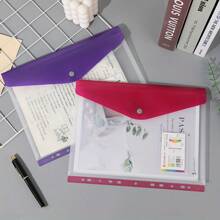 6pcs A4 Size Storage File Folders - Morandi File Folders, Elegant Office Document Organizer. - Sets - View 5