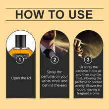 East Moon Men's Perfume Long Lasting Light Wood Fragrance Fresh Natural Release Men's Charm Perfume - 1 cái - Xem 6