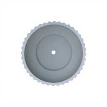 12" Round Ceramic Planter, White