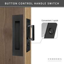 Recessed Finger Flush Pulls With Edge Pull Sliding Closet Door Handles Hardware Suitable For Pocket Door,Closet Door,Sliding Doors, Barn Door Handle