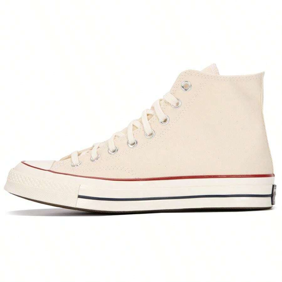 Converse Zapatillas de lona casuales unisex, zapatos deportivos ligeros, zapatos para skateboard - Beis - Ver 1