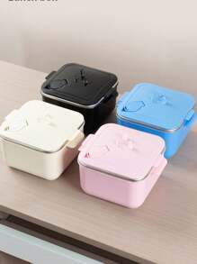 304 Stainless Steel Lunch Box Ramen Bowl, With/Without Stainless Steel Inner Layer, Suitable For Office Workers And Students, Insulated Bento Box Container - Multicolor - View 1