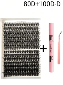 Beauty Showme 280 Clusters 20D 30D 40D 50D 60D 80D 100D -0.07D-9-16MIX Lash Clusters Cat Classic Higu Lilac Mayhug Me Punto Single That 40d Brown Color Fadlash Flutter Home Hybrid Keyyou Lashify No Self Anime Easy Extensiones Eyeshine Kits Magnetic Pack - Black - View 34