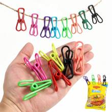 30/10 piezas Pinzas/Pinzas para alimentos, pinzas de autoservicio para sándwiches - pinzas metálicas multiusos y de colores para cocina y hogar, pinzas de cierre para bolsas de alimentos con acción de resorte, pinzas de alambre metálico de agarre fuerte para organizar y decorar, paquete de 12 pinzas metálicas de colores brillantes surtidos, perfectas para cerrar bolsas de aperitivos, colgar fotos y proyectos de manualidades DIY, una solución duradera y confiable para las necesidades diarias, incluidas opciones en verde, rojo, azul y negro.