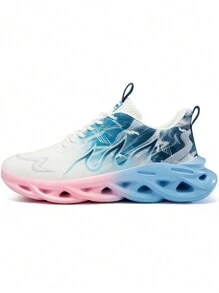Women's Casual Comfortable High-Top Sports Shoes, Outdoor Running Thick-Sole Basketball Sneakers