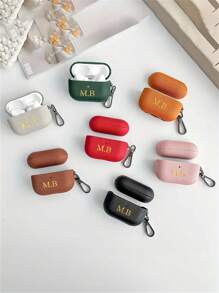 [Customized]Personalized Luxury Lettering Name Customized Cover Compatible With Airpods 1 2 3 4 Pro 2 - Stripe Pattern Earphone Case With Keychain - Compatible With Airpods Users - Stylish & Personalized Protection - Perfect Gift For Tech Lovers Stylish,Colorful,Vintage,Cute,Contracted,Funny,Kawaii Custom,Personalized,Unique,Customized Ideal Gifts For Him,Ideal Gifts For Her Boyfriend,Girlfriend,Family,Friends,Grandparents,Couple
