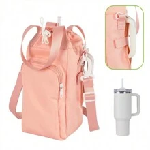 New Stylish Insulated Water Bottle Sleeve Cover Bag, Waterproof Carrying Case For /Sports Bottle, Home Use, Back To School Supplies