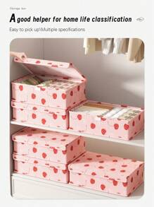 1PC Hộp đựng đồ lót màu hồng bằng vải Oxford Hộp phân loại ngăn kéo gia đình Tất, đồ lót, hộp đựng đồ lót áo ngực Hộp đựng dụng cụ có nắp Đồ dùng gia đình Học sinh bắt đầu đi học Ký túc xá Ký túc xá Đồ dùng tốt cho ký túc xá nữ Túi đựng đồ trang trí Trang trí lễ hội Trang trí phòng Trang trí nhà Trang trí Trang trí phòng ngủ Quần váy Giày Quần jean Bốt Váy phòng ngủ, Tổ chức, Tổ chức, Lưu trữ tại nhà, Áo phông trắng nữ, Quần đen nữ, Quần áo mùa đông cho nữ, Váy, Quần áo mùa đông cho nữ, Váy phụ nữ thanh lịch, Áo sơ mi trắng cho nữ, Tay dài, Bộ đồ liền quần màu trắng cho nữ, Váy mùa xuân cho nữ, Trang phục mùa xuân cho nữ, Mùa xuân, Quần áo mùa xuân, Tối giản, Áo mùa hè - Hồng - Xem 3