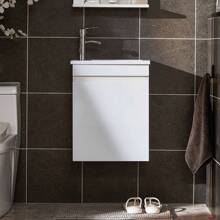 SoBuy Bathroom Furniture Set With Base Cabinet Bathroom Mirror Ceramic White Home Bathroom Decor Bathroom Organizer SummerBathroom Accessories - Brown - View 9