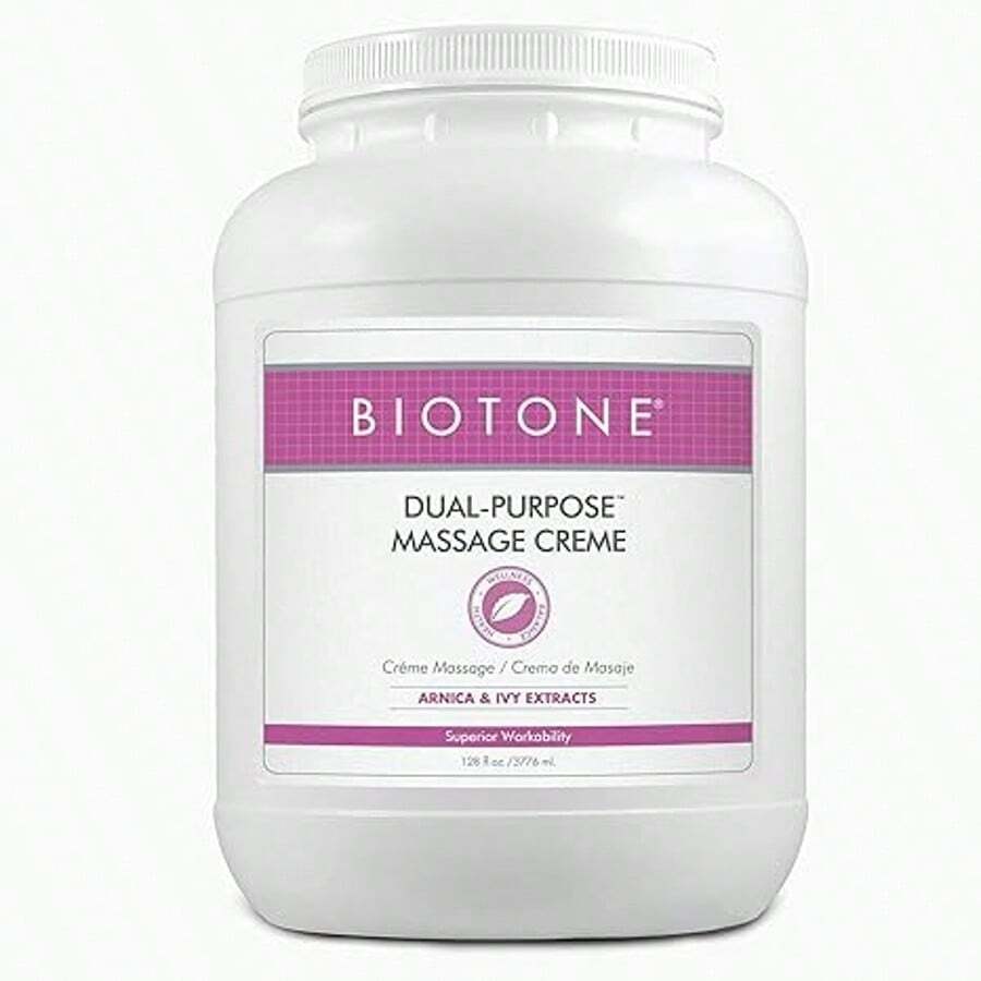 BIOTONE Dual-Purpose Massage Crème With Arnica And Ivy Extracts, Pure Ingredients, Effortless Glide, Luxurious Feel, More Workability, Less Reapplications - 無色 - 查看 1