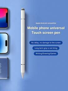 3-In-1 Multifunctional Electronic Stylus Pen - Magnetic Attachment, Compatible With Smartphones, Tablets, IPads For Writing, Drawing, Clipping, Touch-Screen Operation