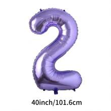 40 Inch Large Numbers Balloons, Foil Mylar Big Number Balloons For Birthday Party Supplies Decorations, Christmas