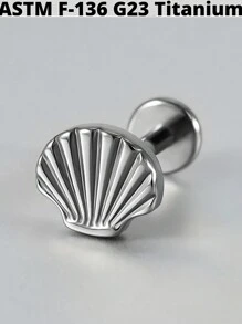 1PC G23 Titanium Bat Internal Thread Labret Lip Rings Pumpkin/Sword Ear Cartilage Tragus Helix Earring Lobe Piercing Jewelry - Titanium Plating Original Color - View 11