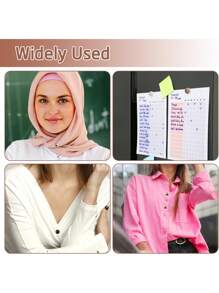 8对磁性胸针，经典圆形亮面哑光稳固丝巾夹，彩色多用途别针，适用于女士服装丝巾，带磁铁的小丝巾夹，适用于连衣裙 - 彩色 - 查看 6